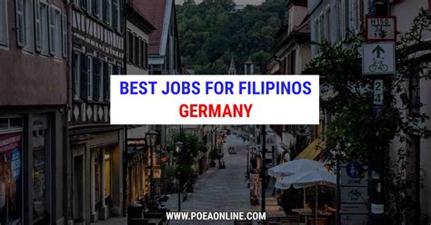 poea job hiring in europe|Top 10 Jobs for Filipinos in Germany .